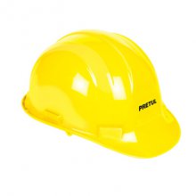 Casco de seguridad, color amarillo, pretul 