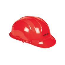 Casco de seguridad, color rojo, pretul